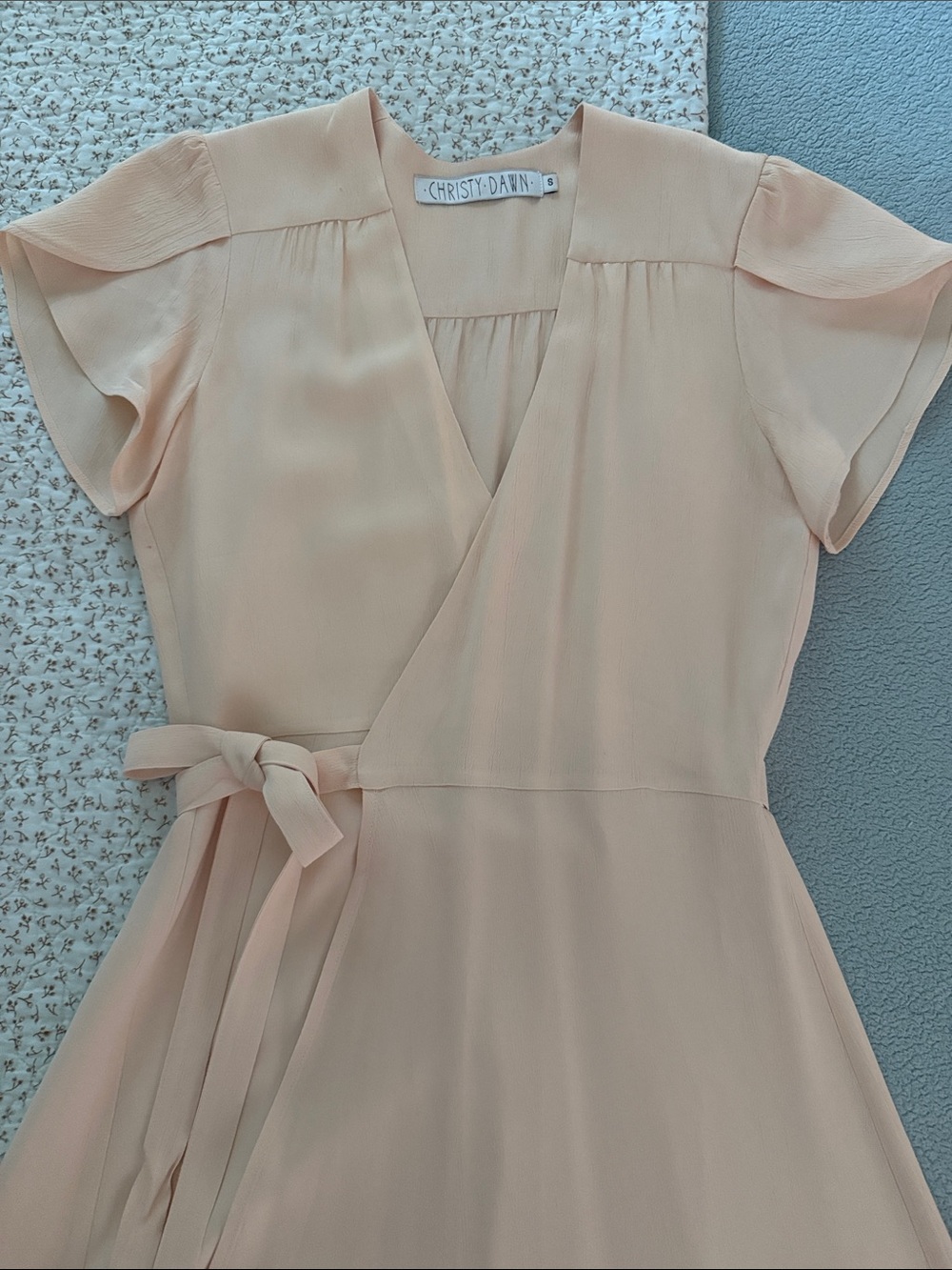 Christy Dawn Autumn Dress size small in cream - Picture 8 of 9